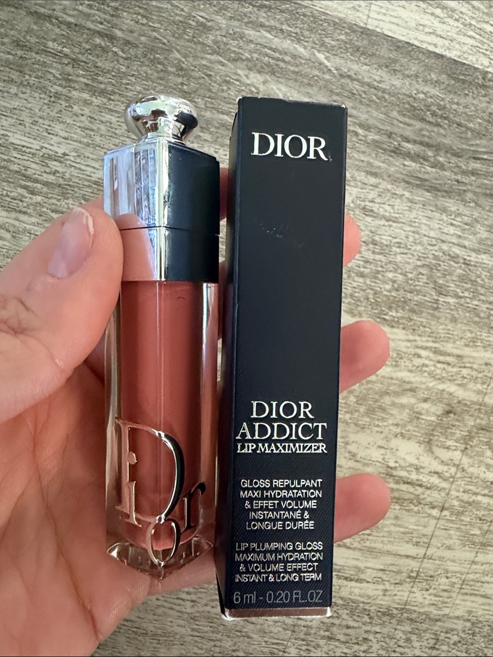 Dior Addict Lip Maximizer — Nude Rose Gloss